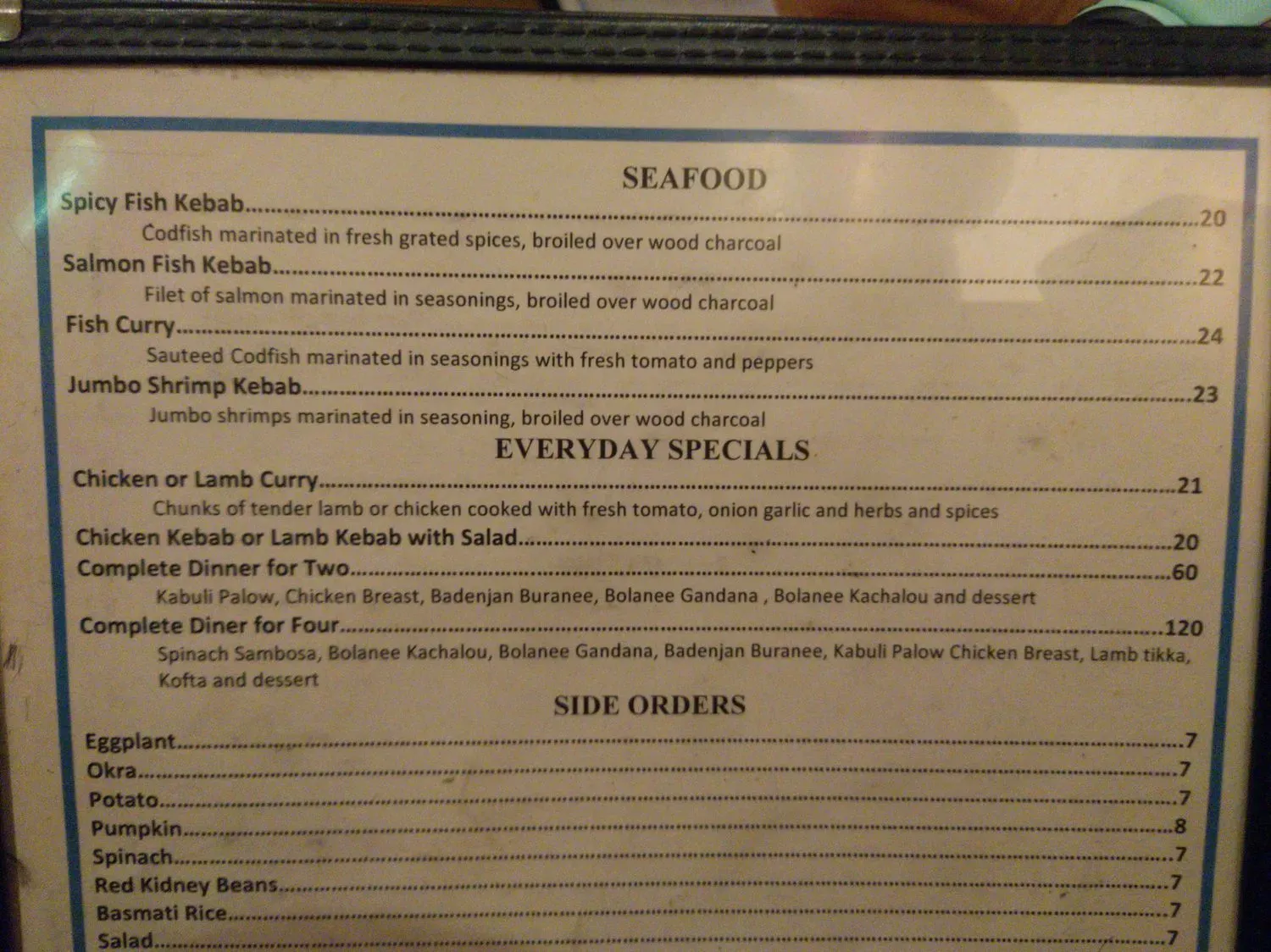 Menu 5