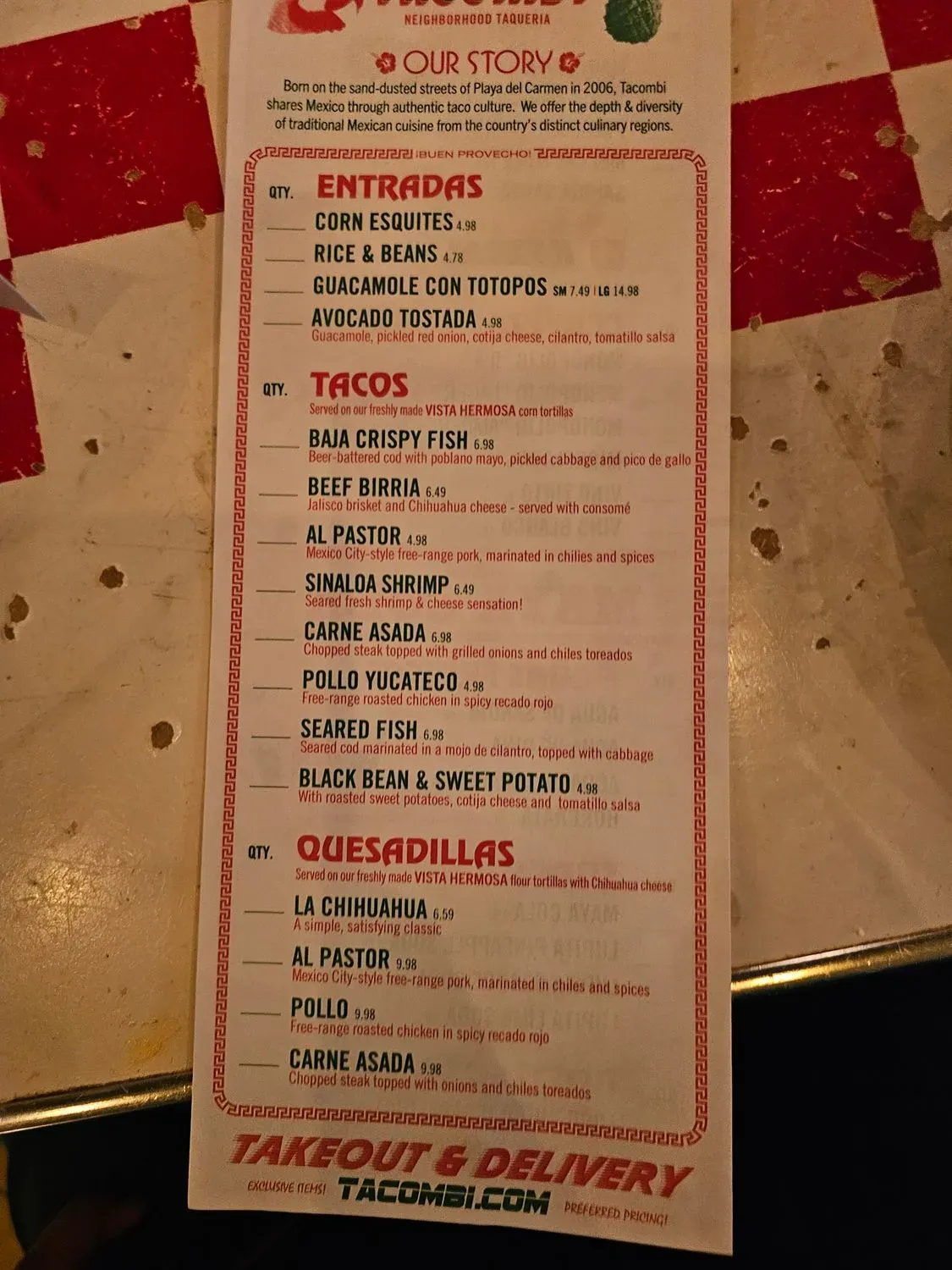 Menu 6