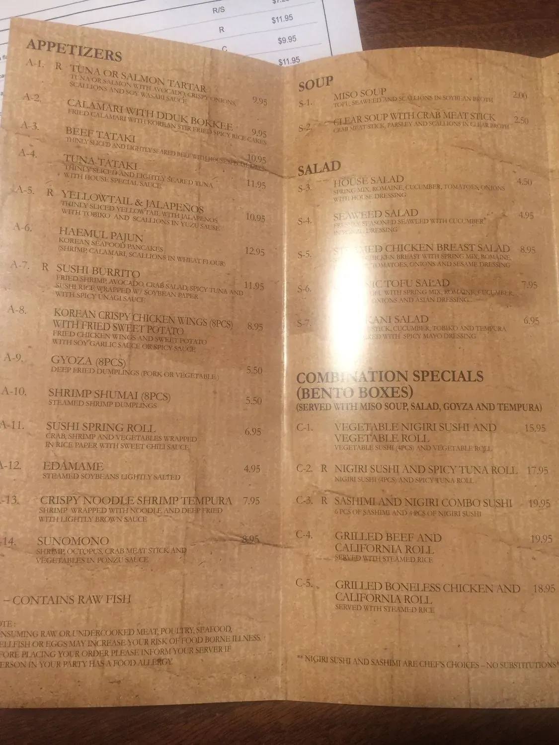 Menu 6