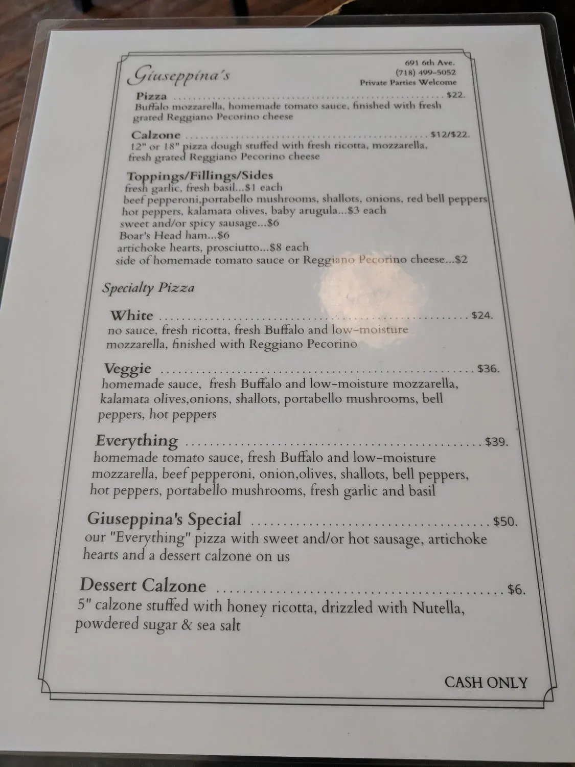 Menu 2