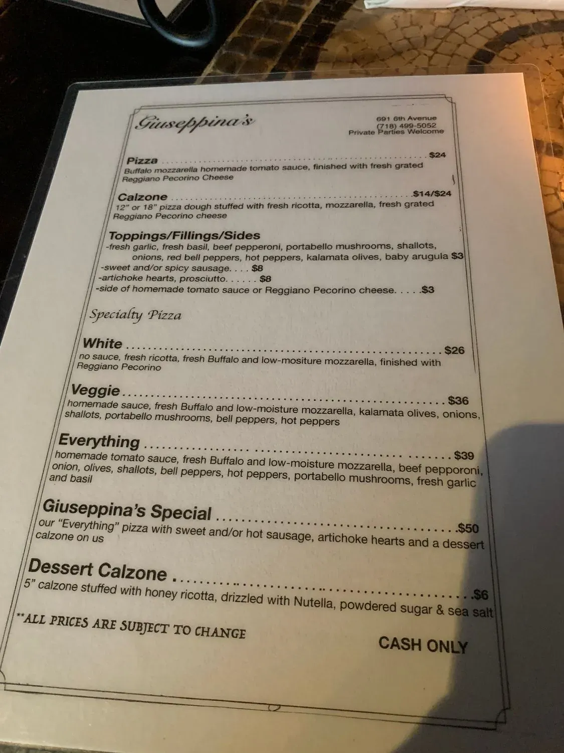 Menu 3