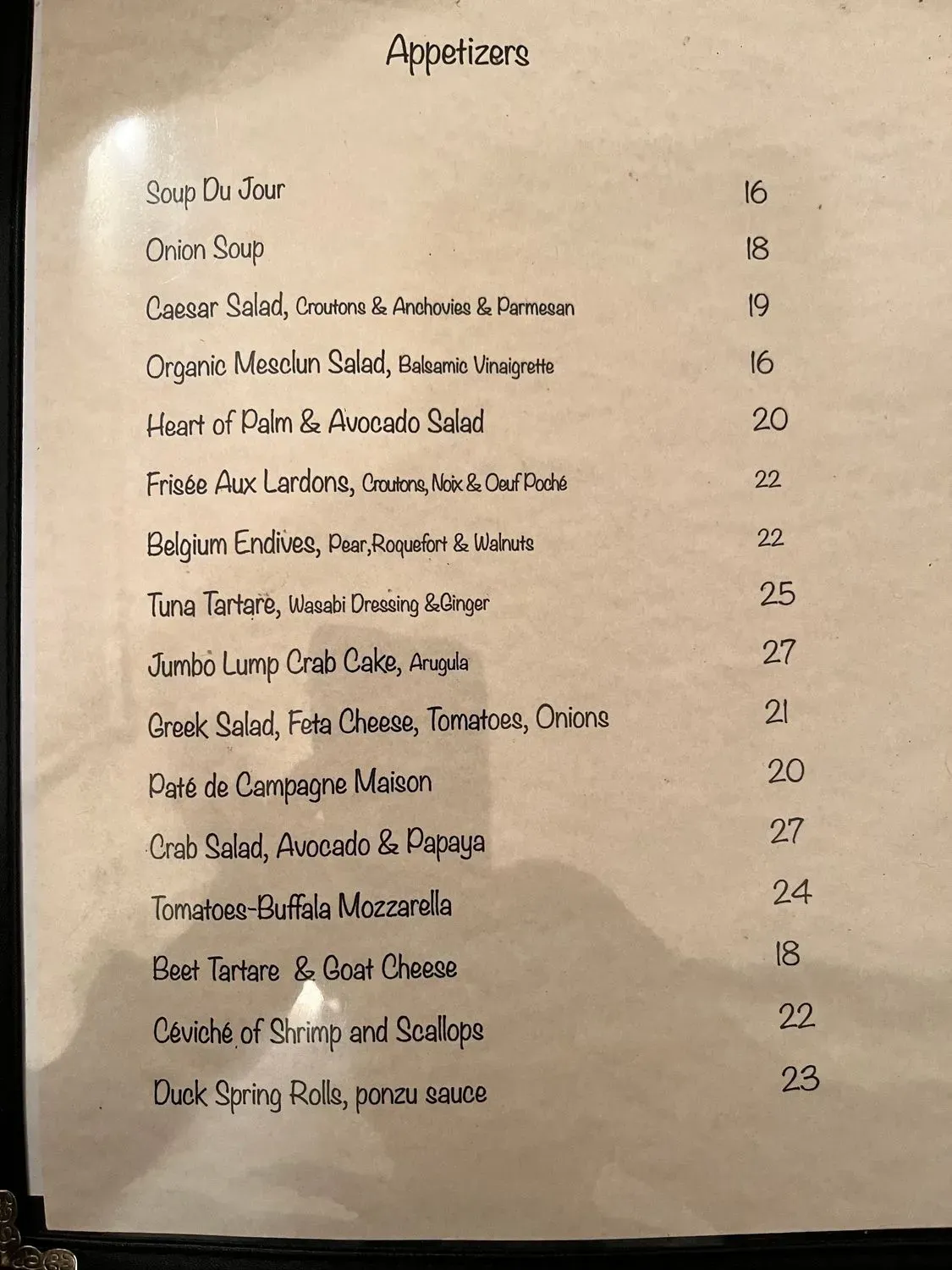 Menu 4