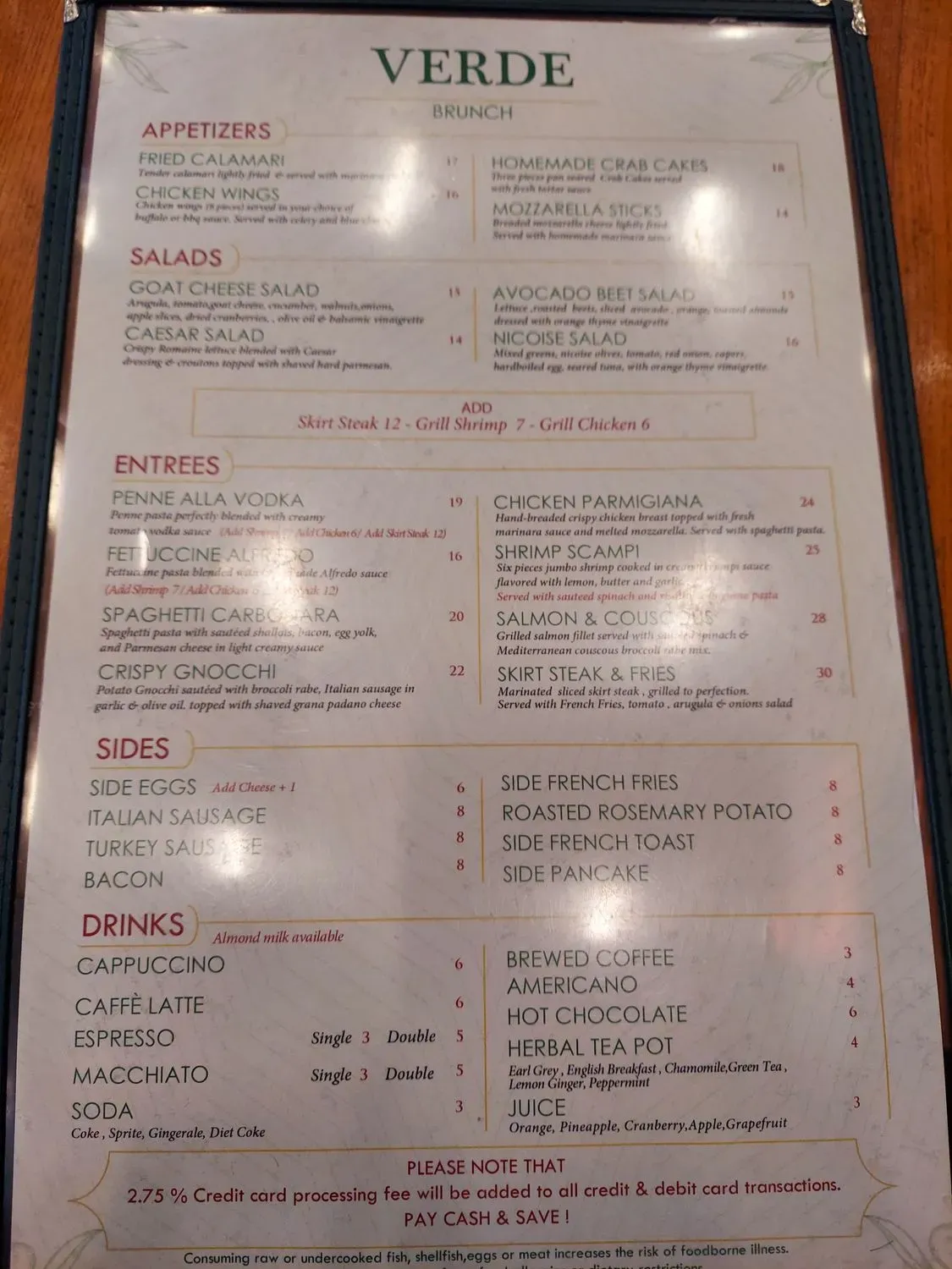 Menu 5