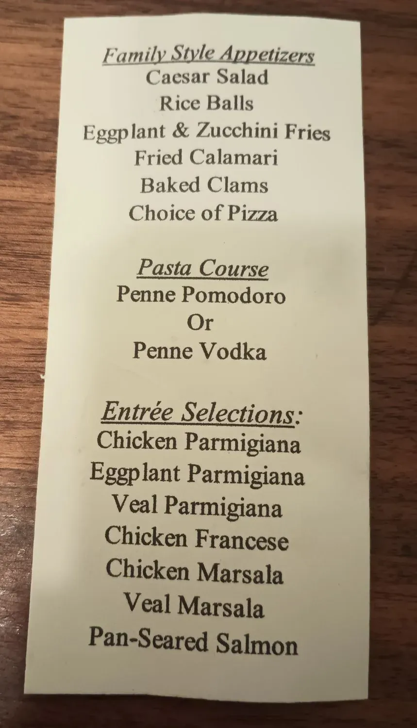 Menu 2