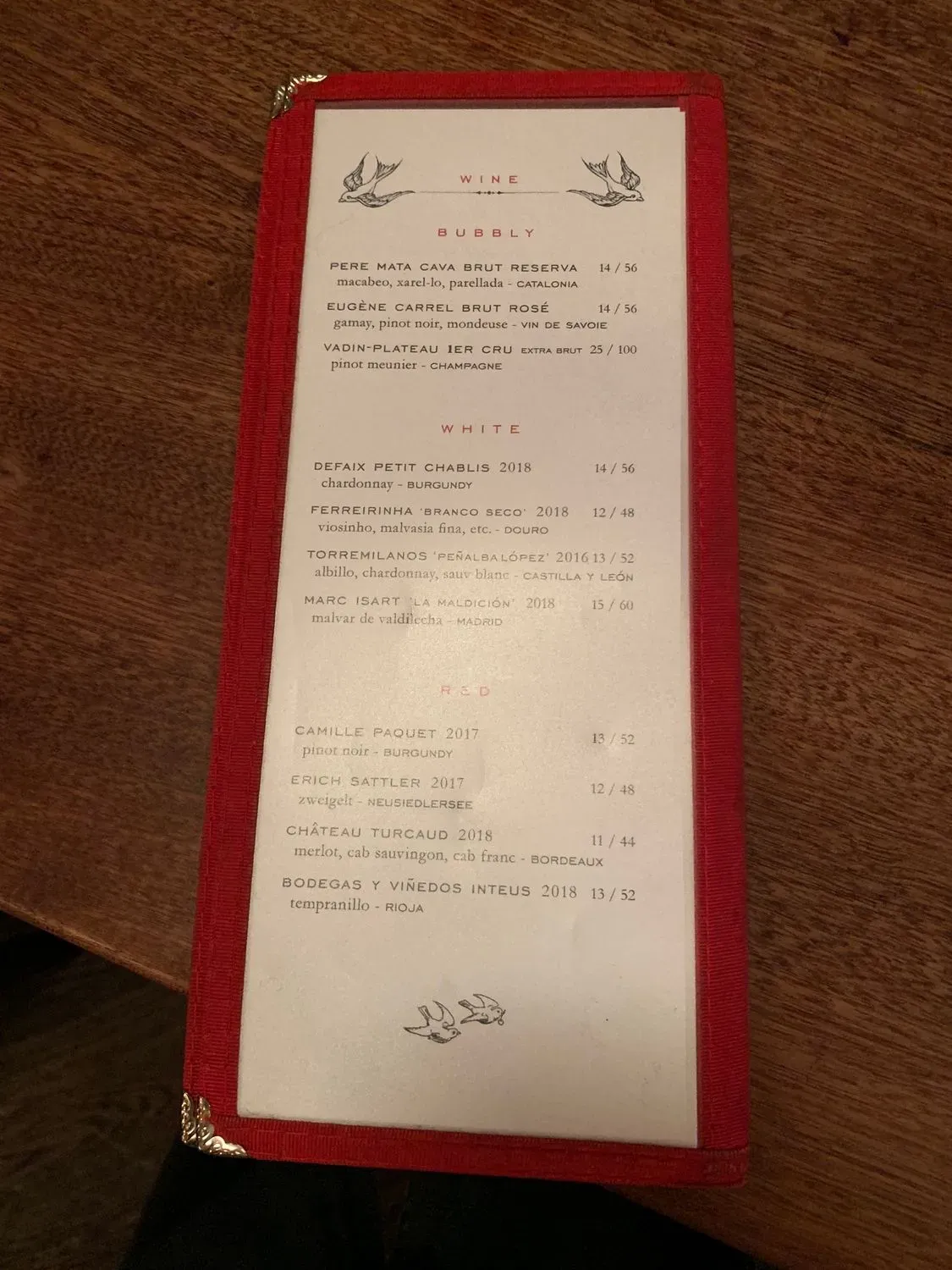 Menu 2