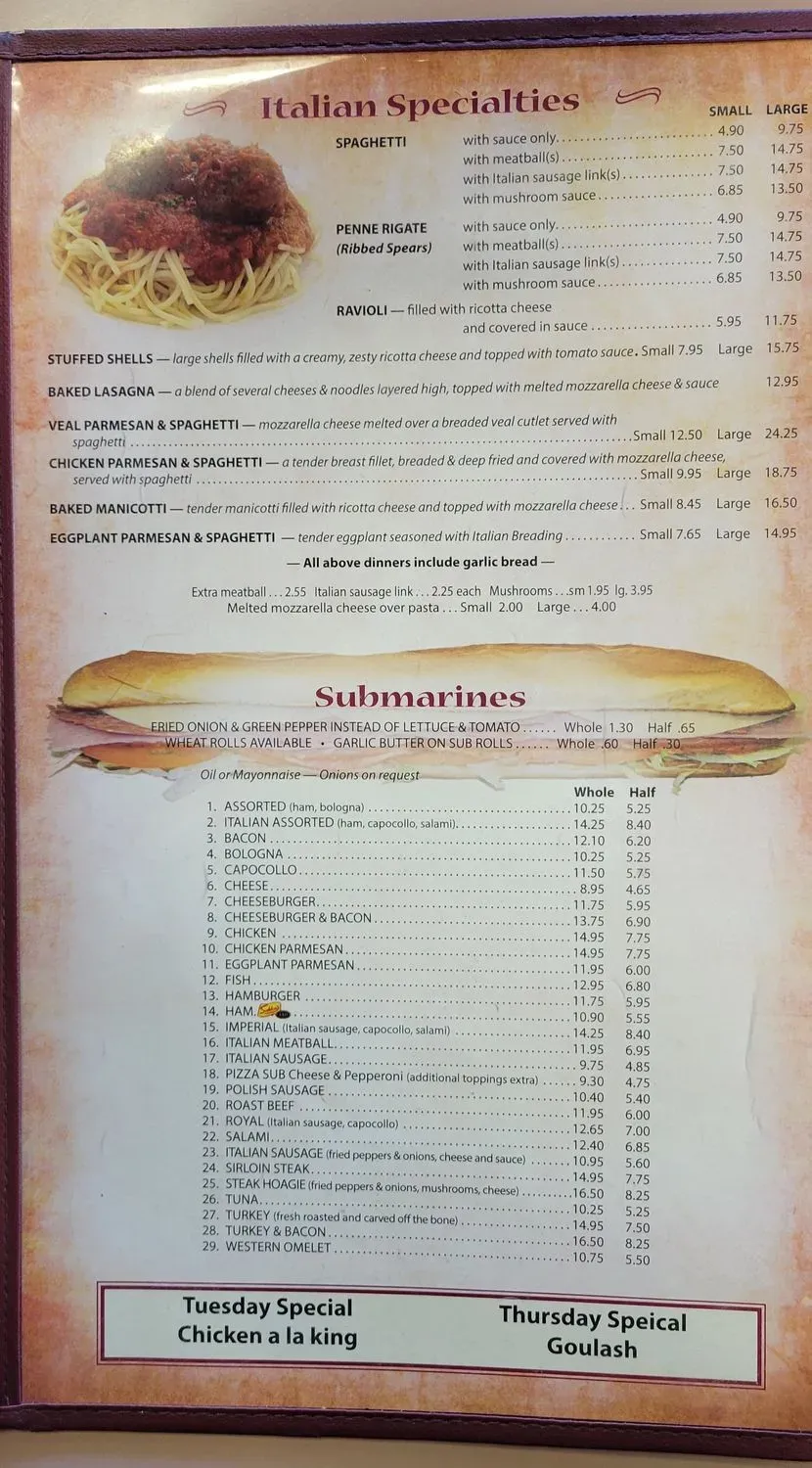 Menu 2