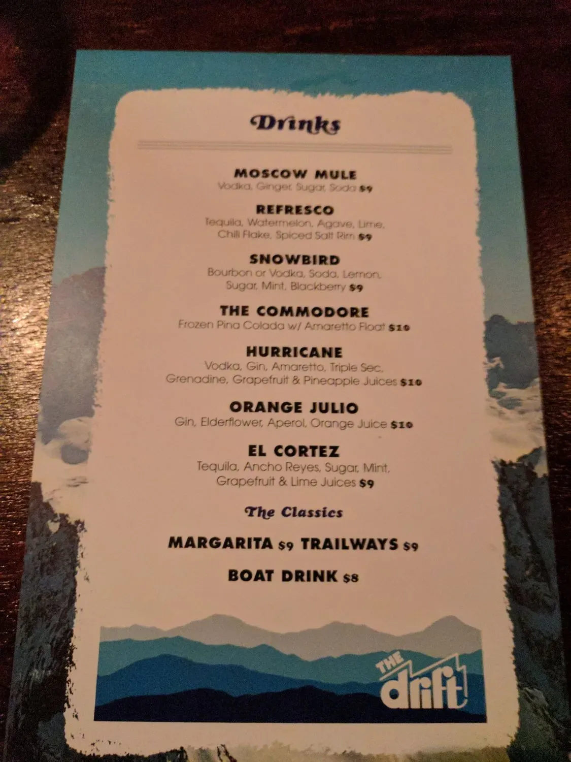 Menu 6