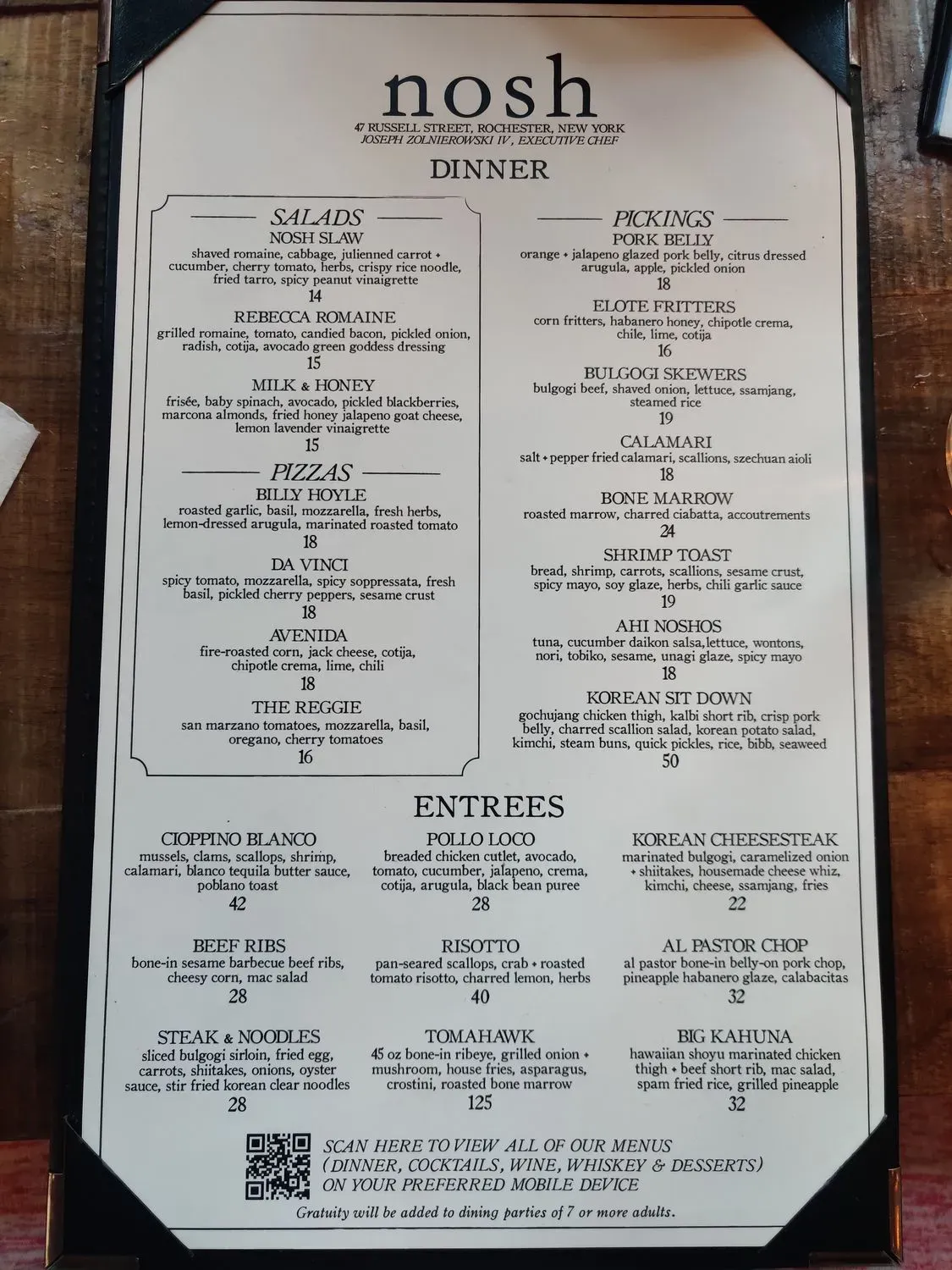 Menu 4