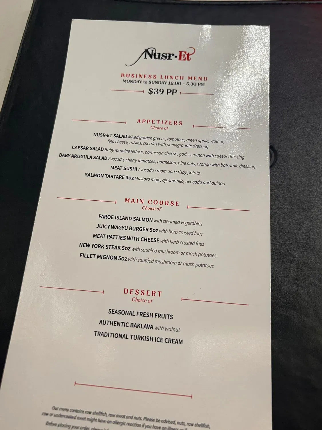 Menu 4