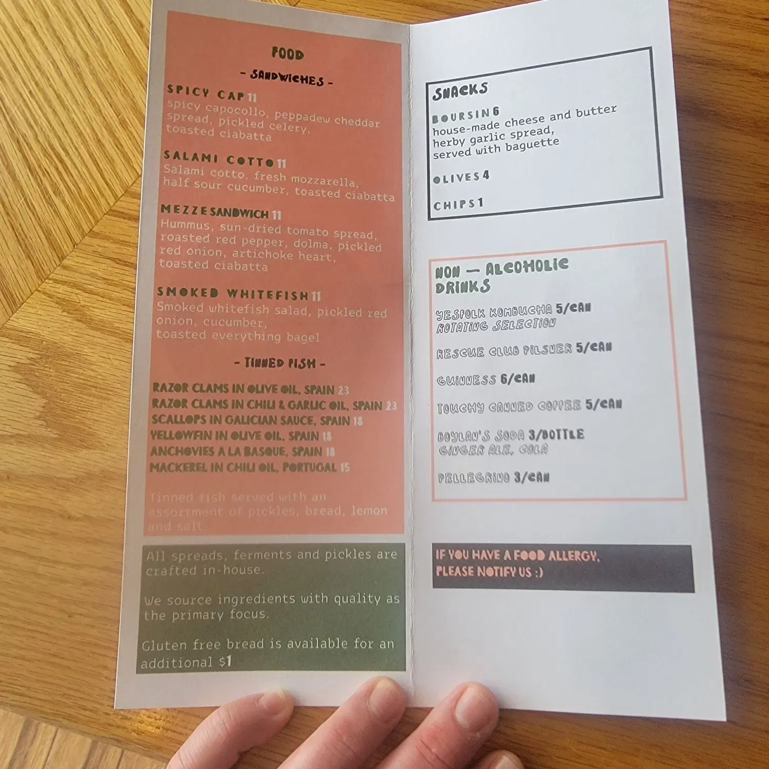 Menu 4