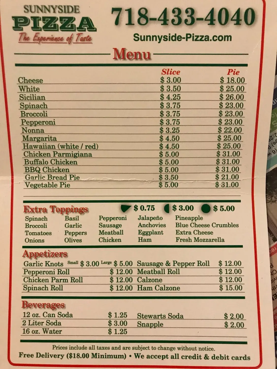 Menu 2