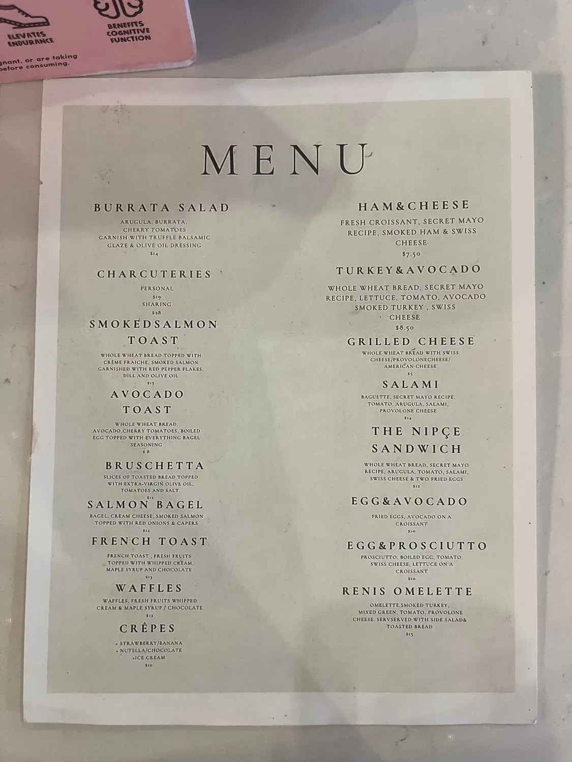 Menu 3