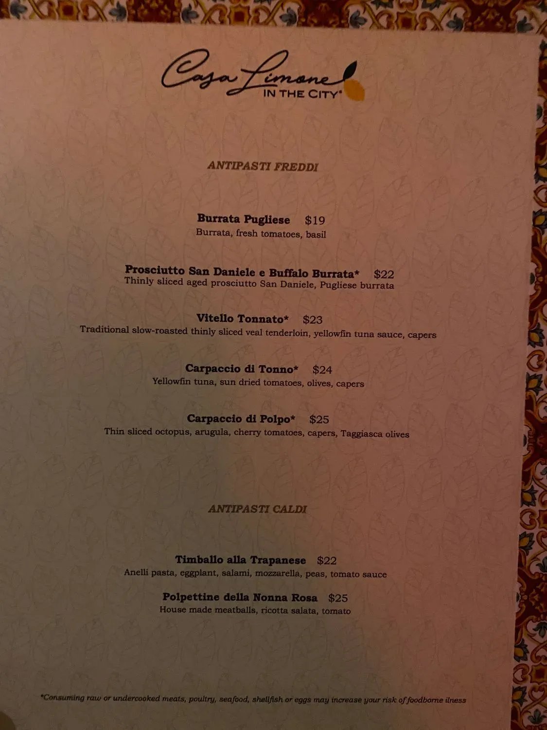 Menu 5