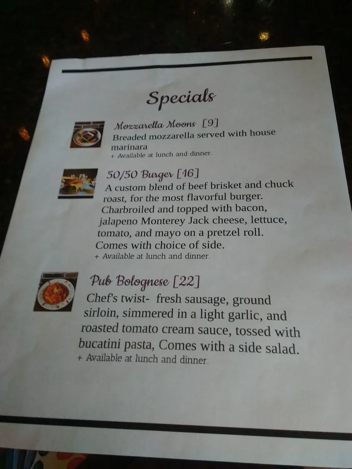 Menu 2