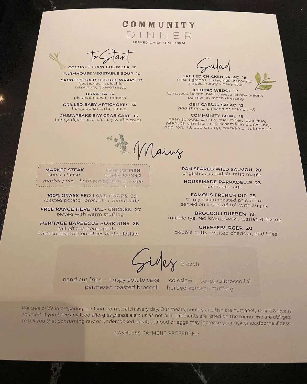 Menu 6