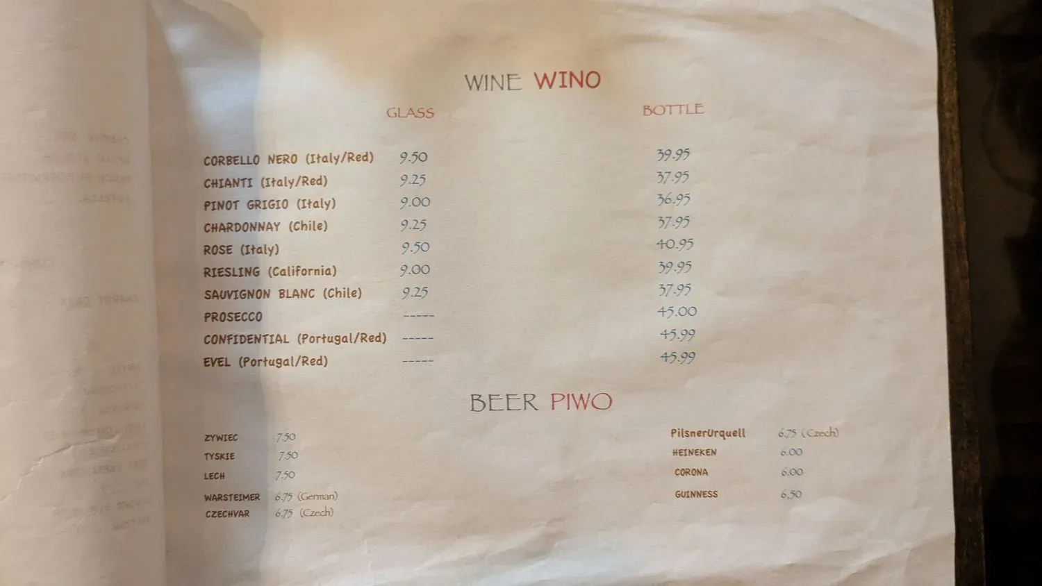 Menu 4