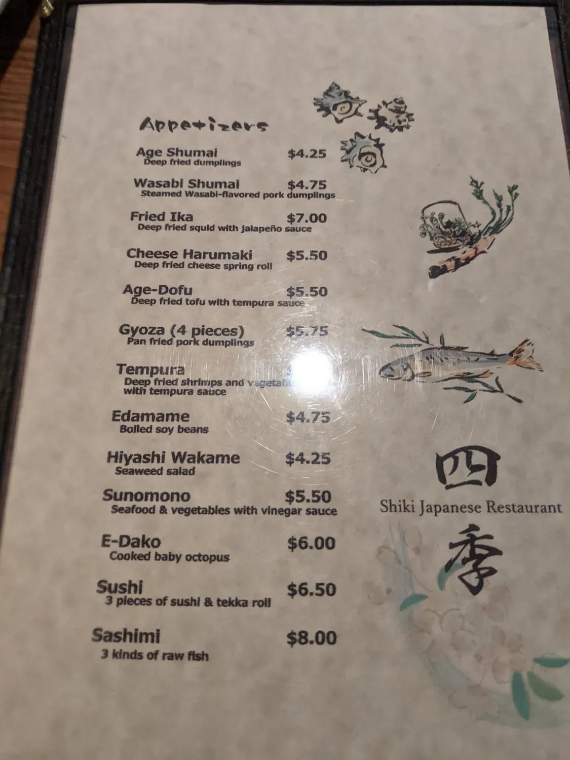 Menu 5