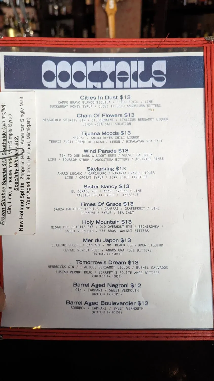 Menu 5