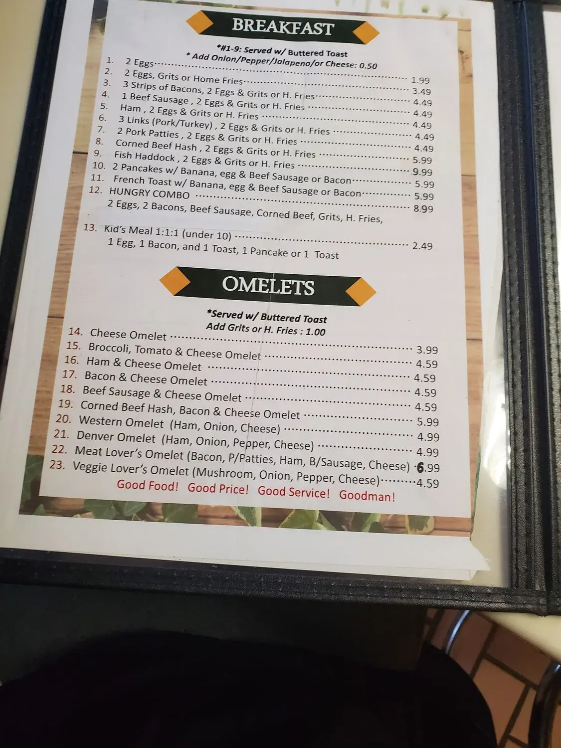 Menu 5