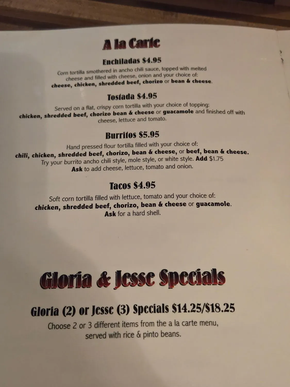 Menu 6