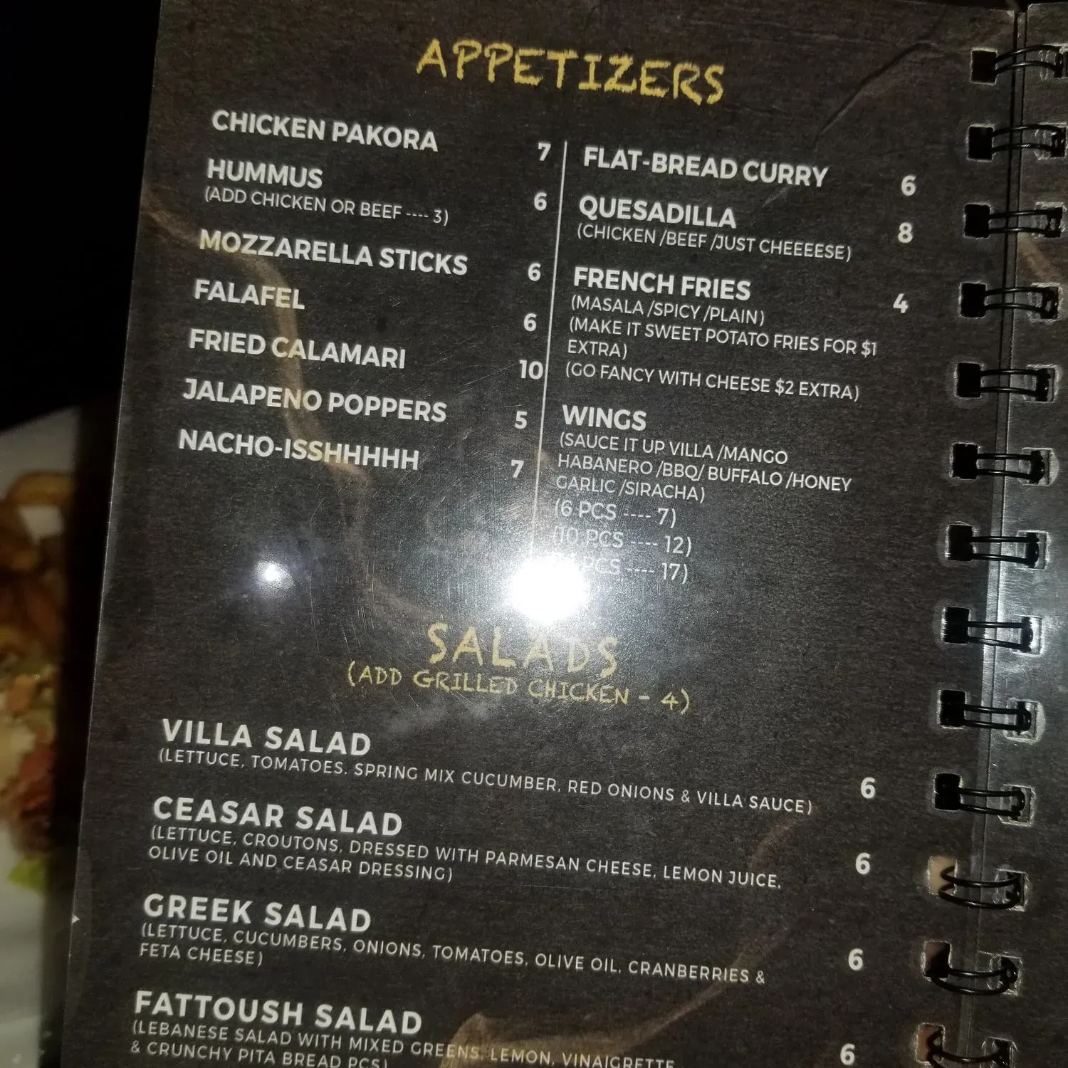 Menu 2