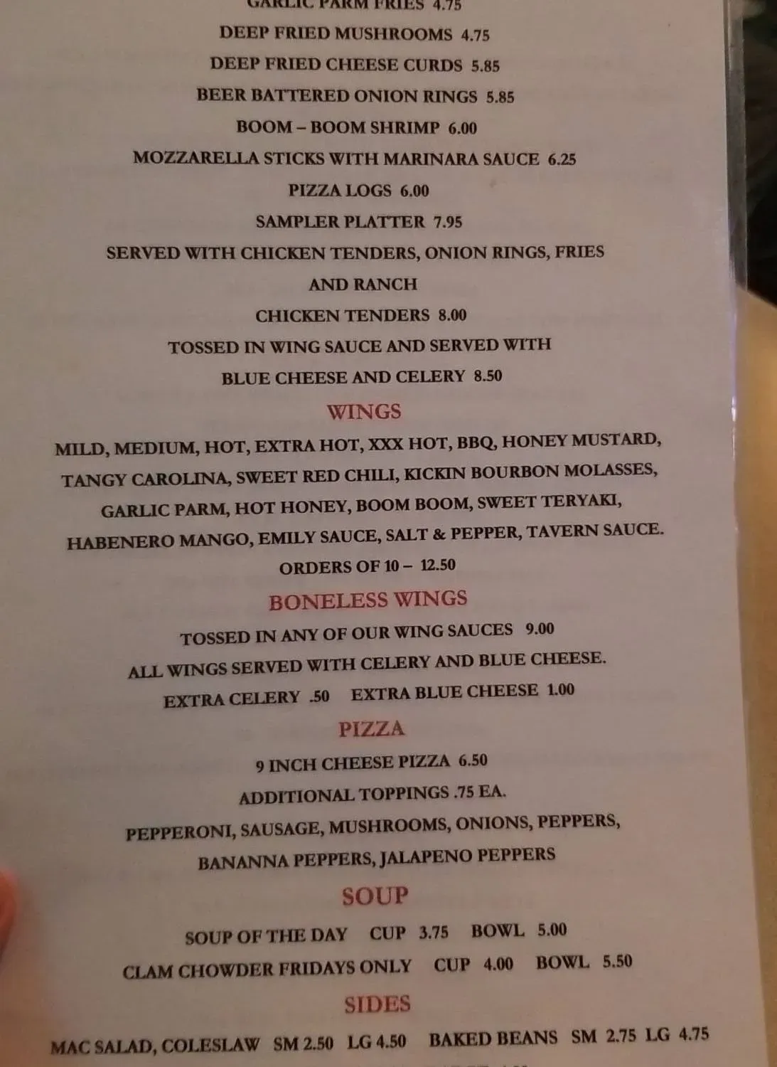 Menu 2