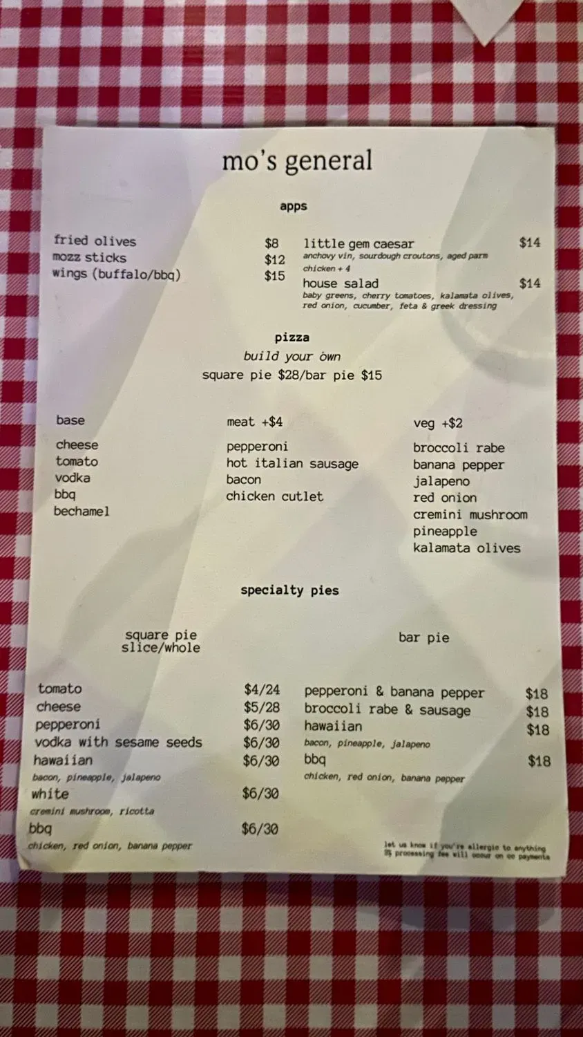 Menu 2