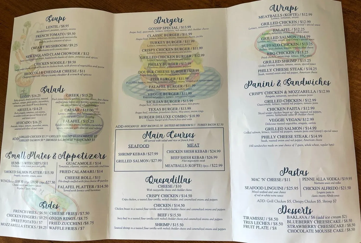 Menu 4