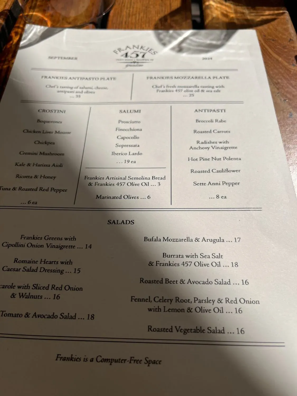 Menu 6