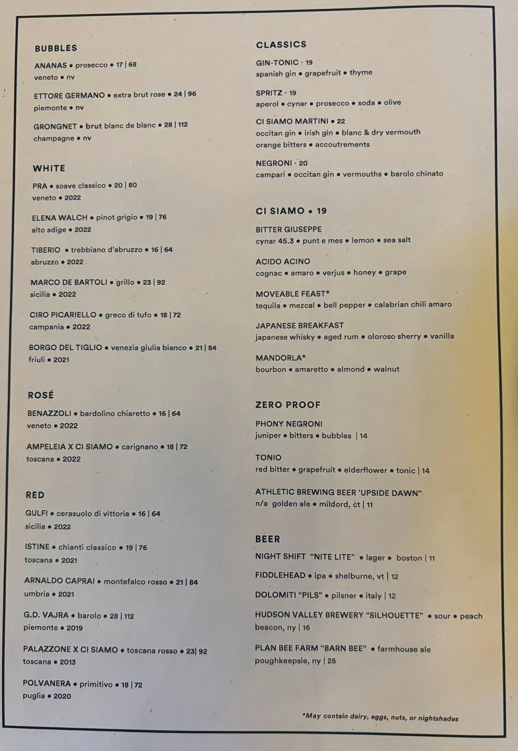 Menu 5