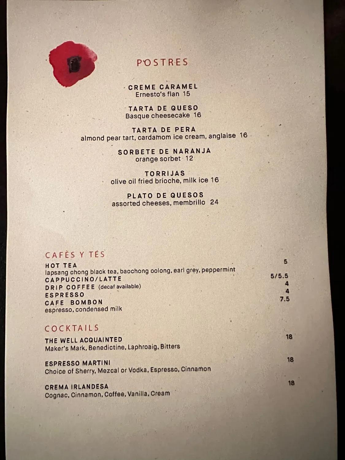 Menu 4