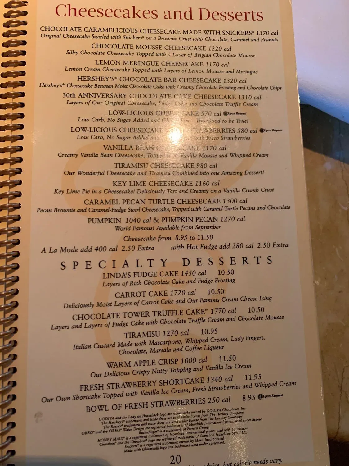 Menu 5