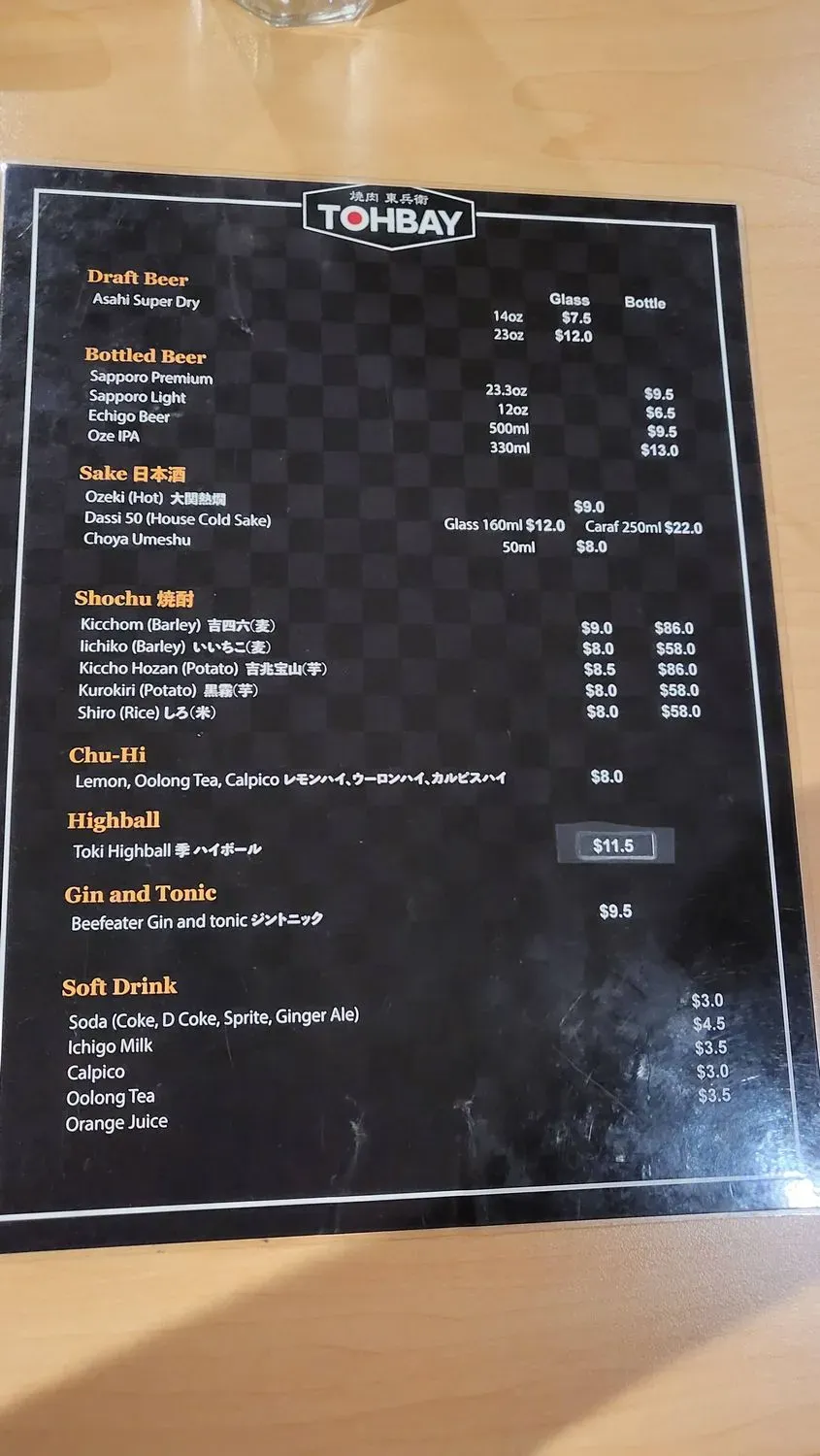 Menu 3