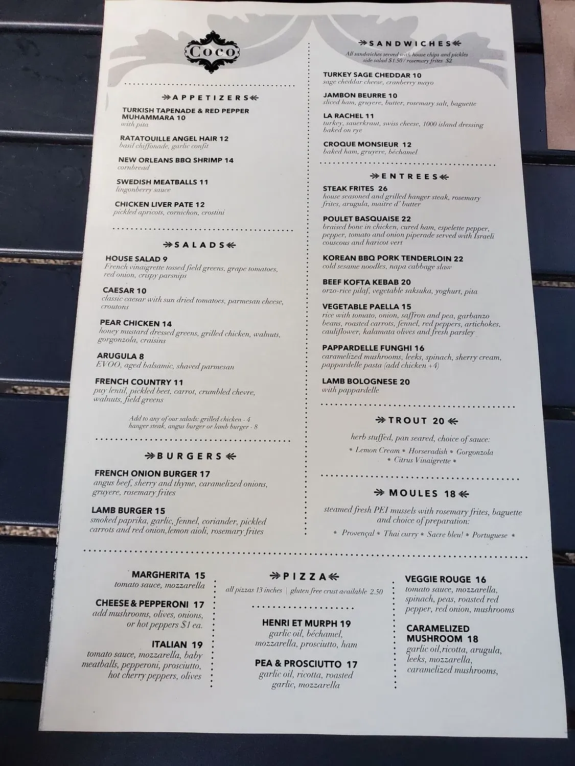 Menu 2