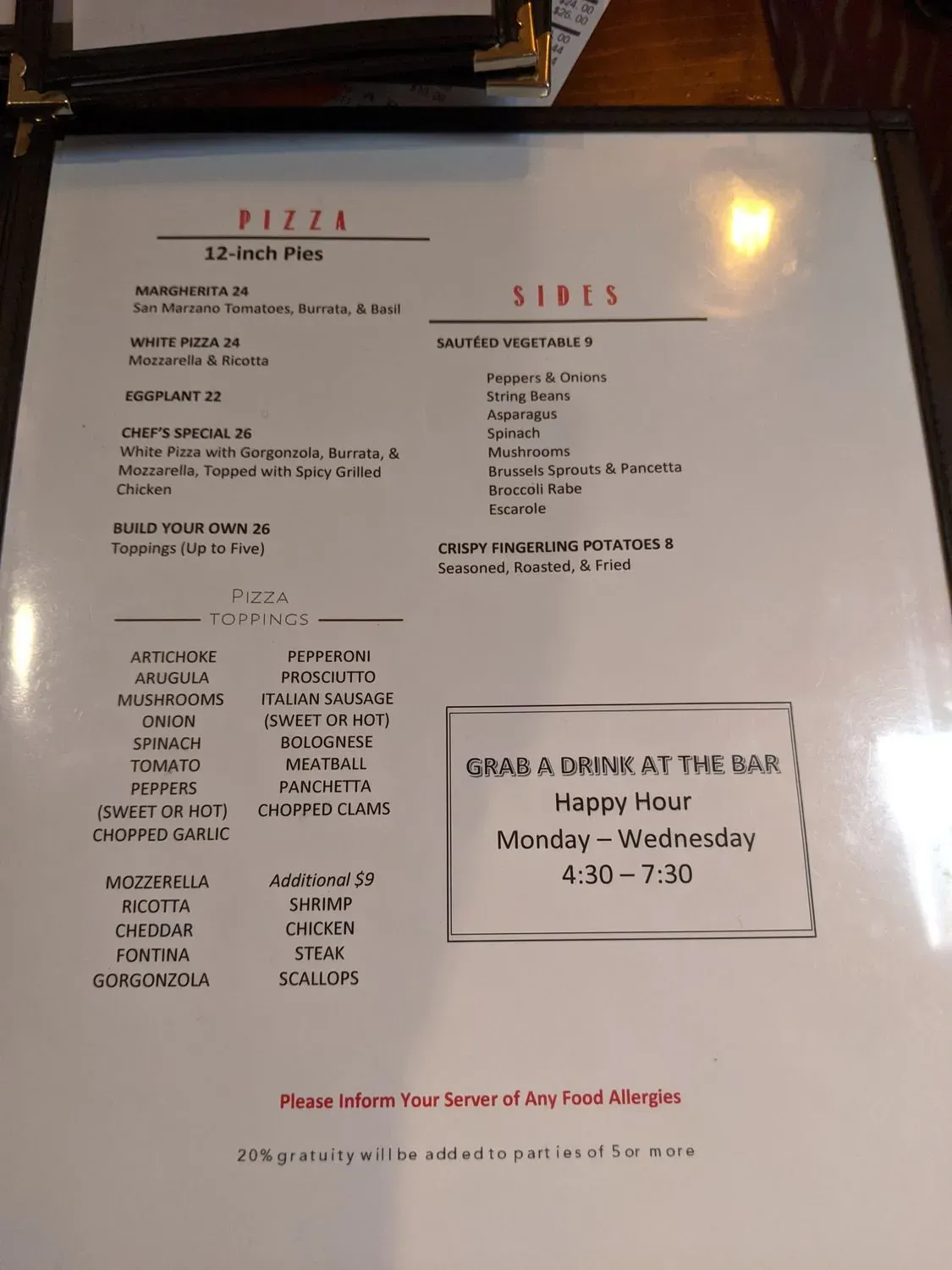 Menu 4