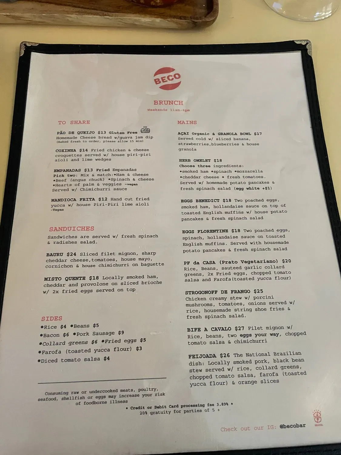 Menu 5