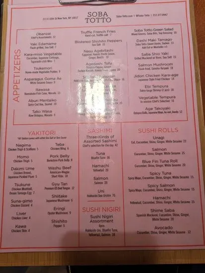 Menu 6