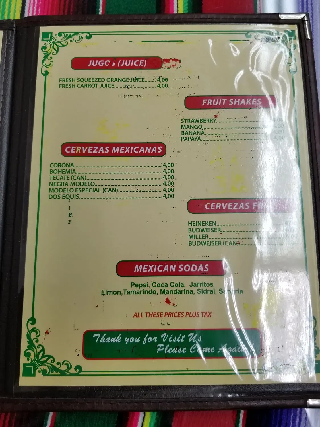 Menu 6