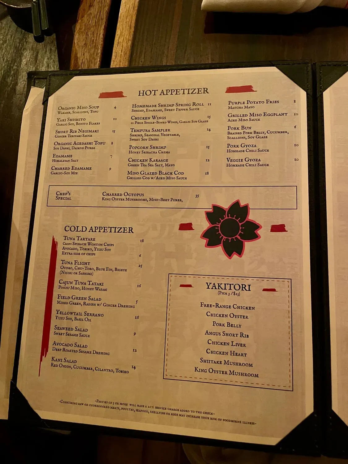 Menu 5