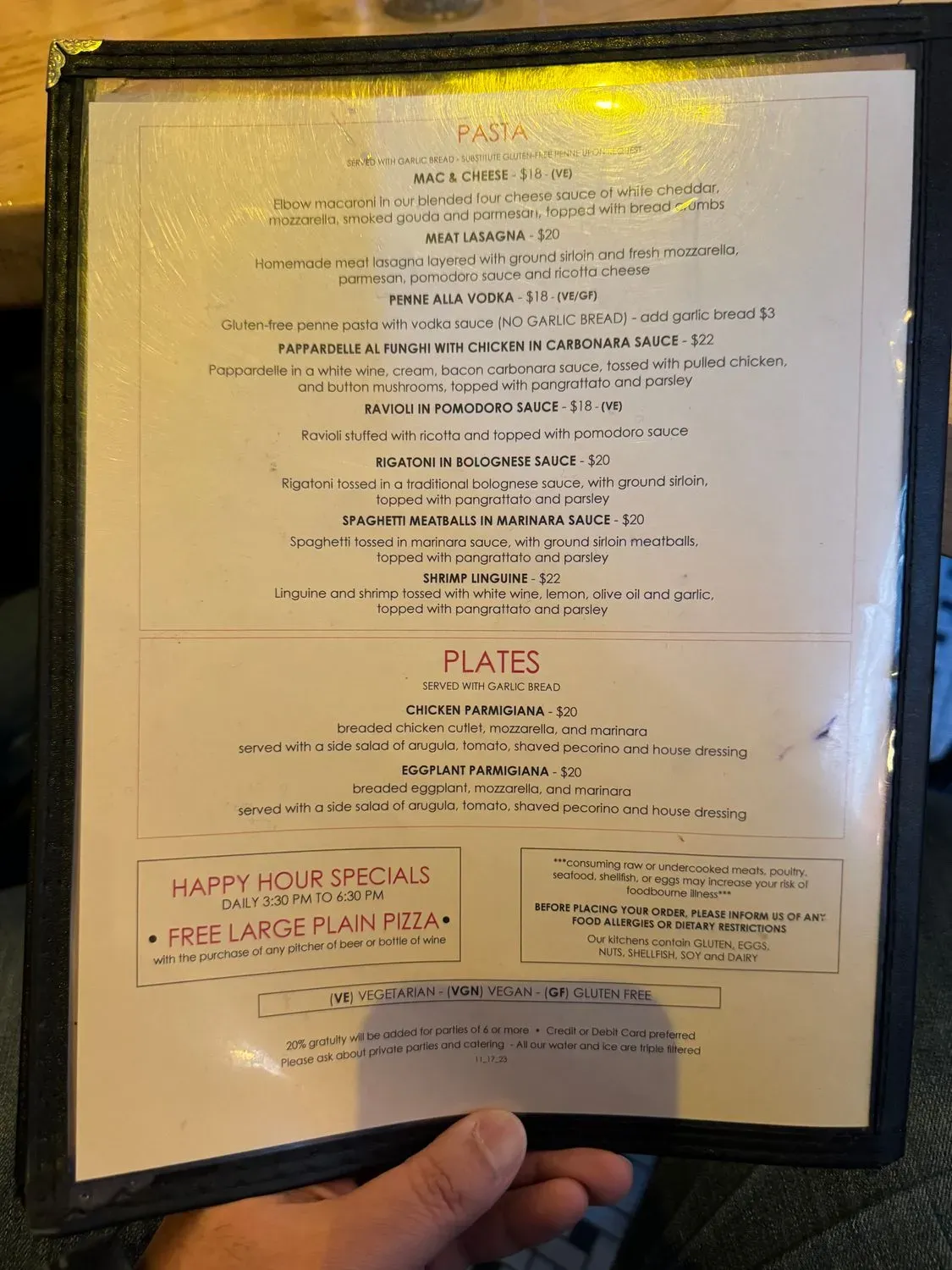 Menu 5