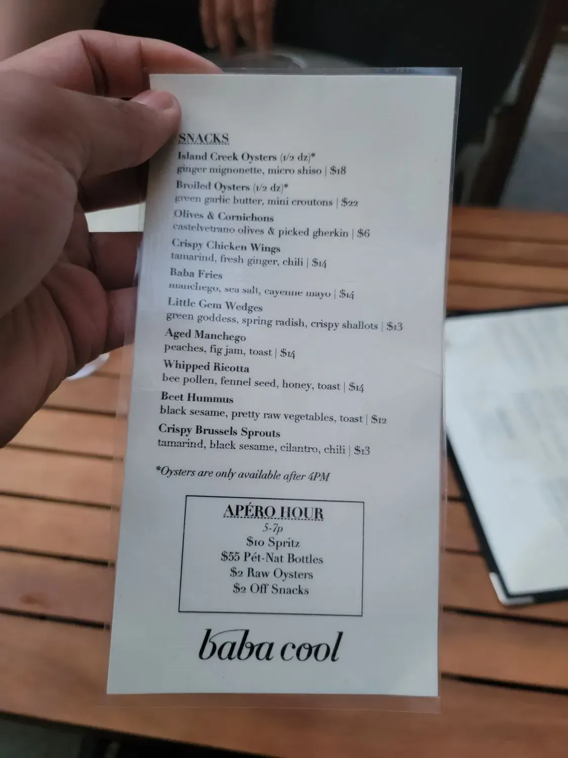 Menu 6