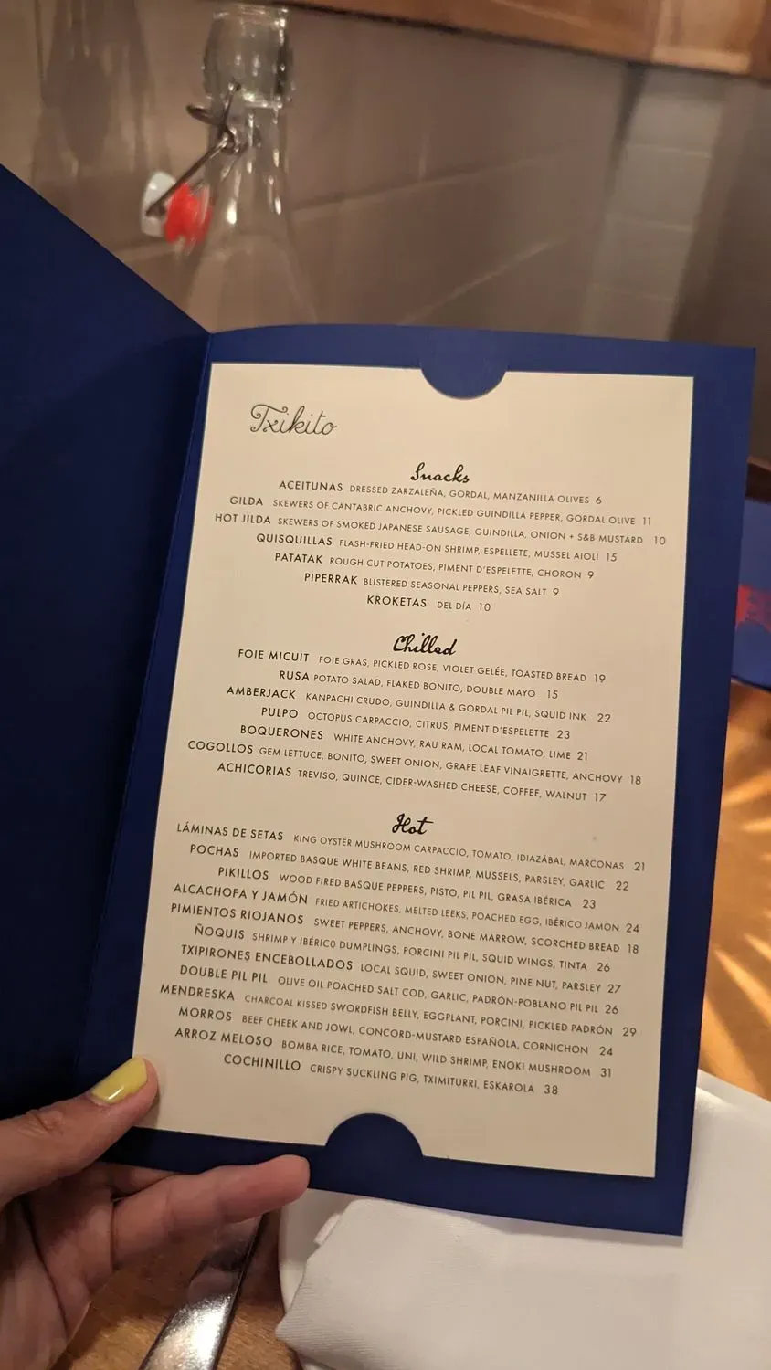 Menu 5