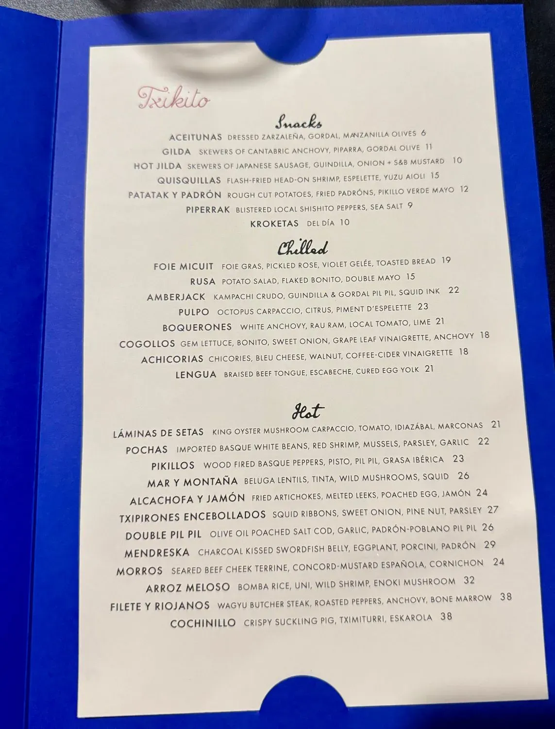 Menu 4