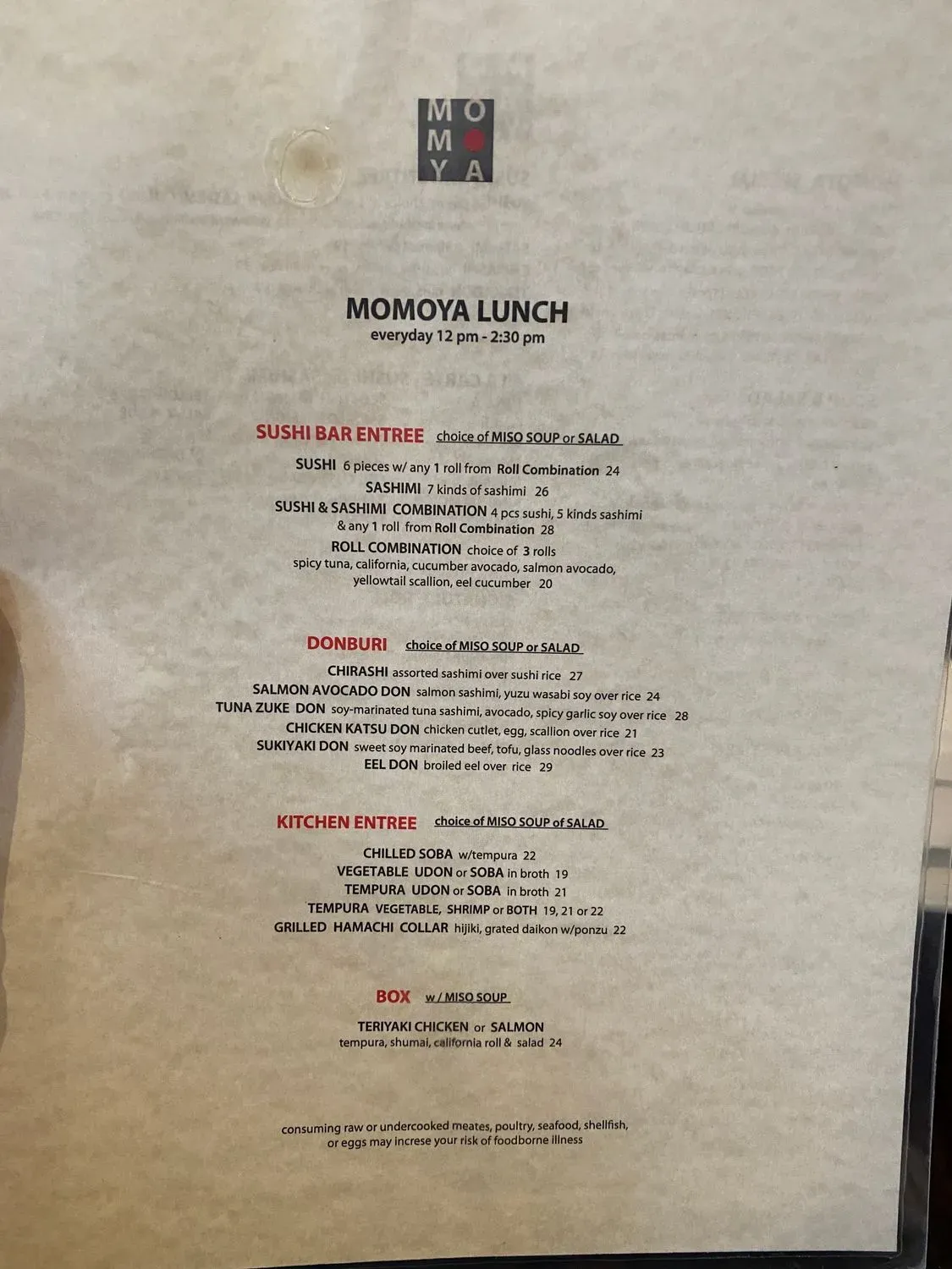 Menu 2