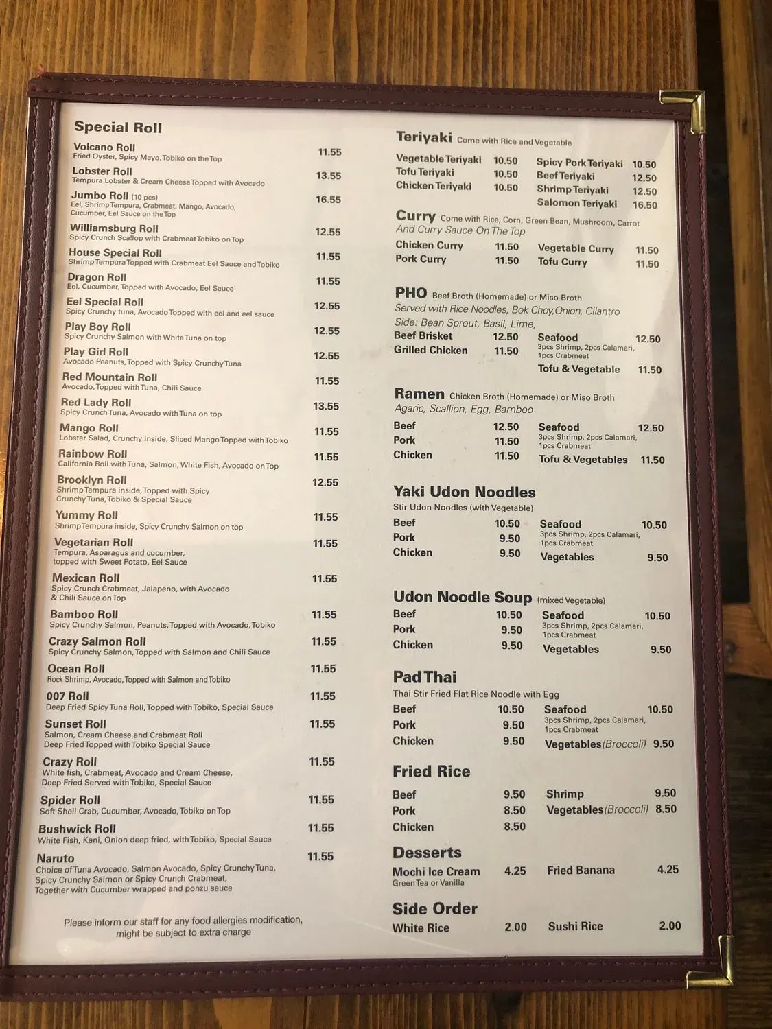 Menu 6