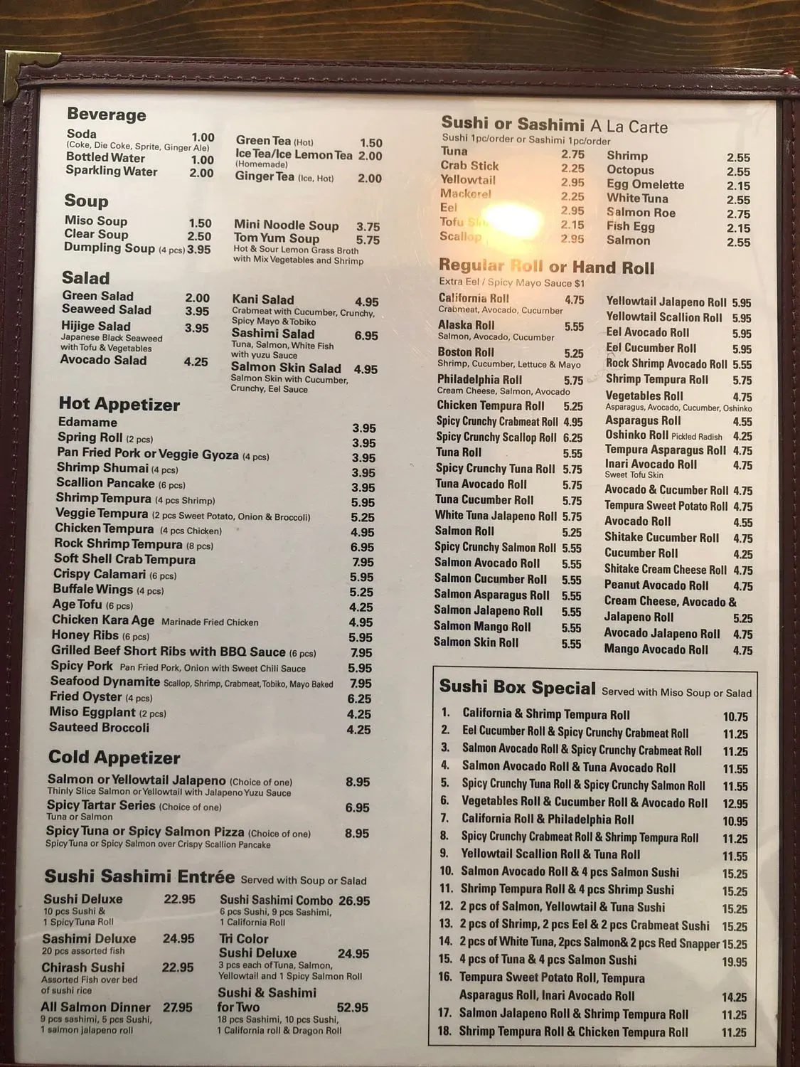 Menu 5