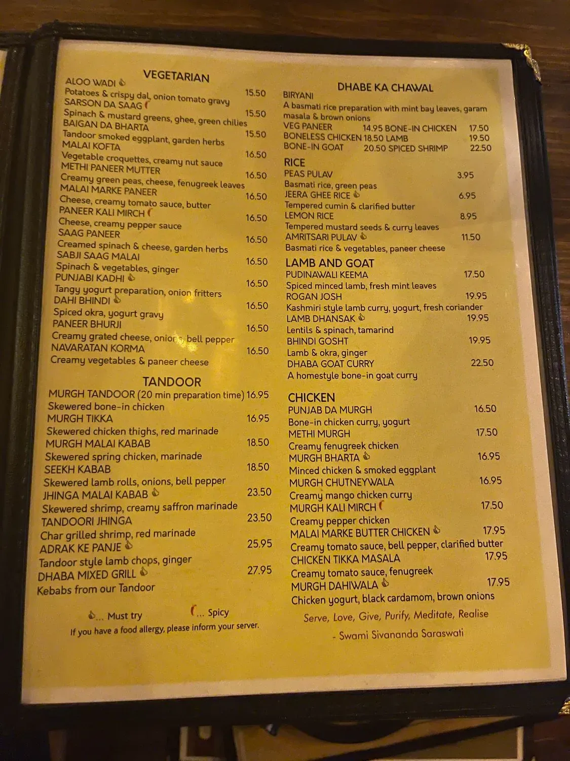 Menu 3