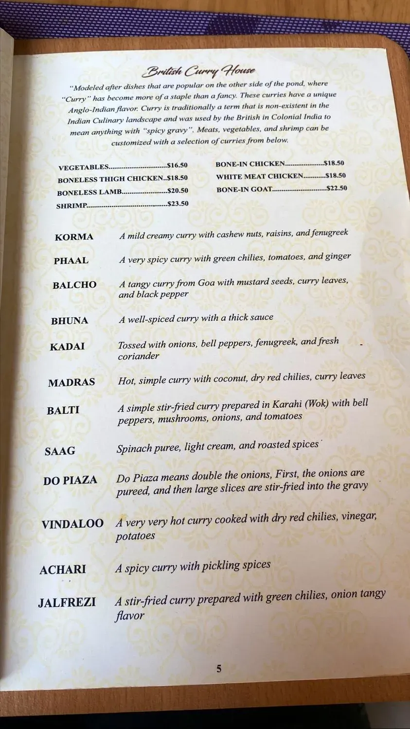 Menu 2