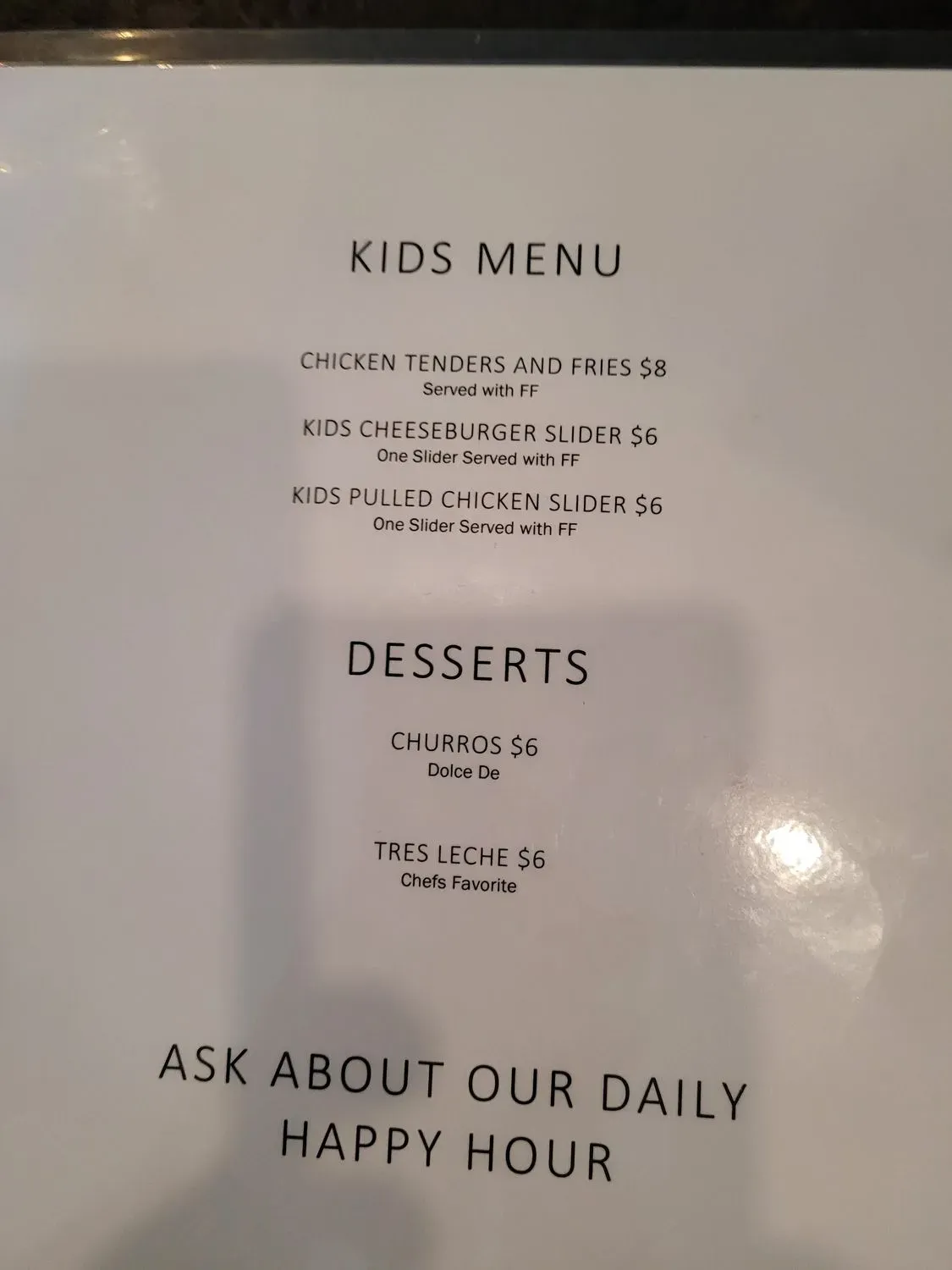 Menu 6