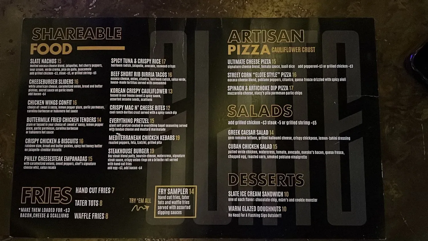 Menu 2